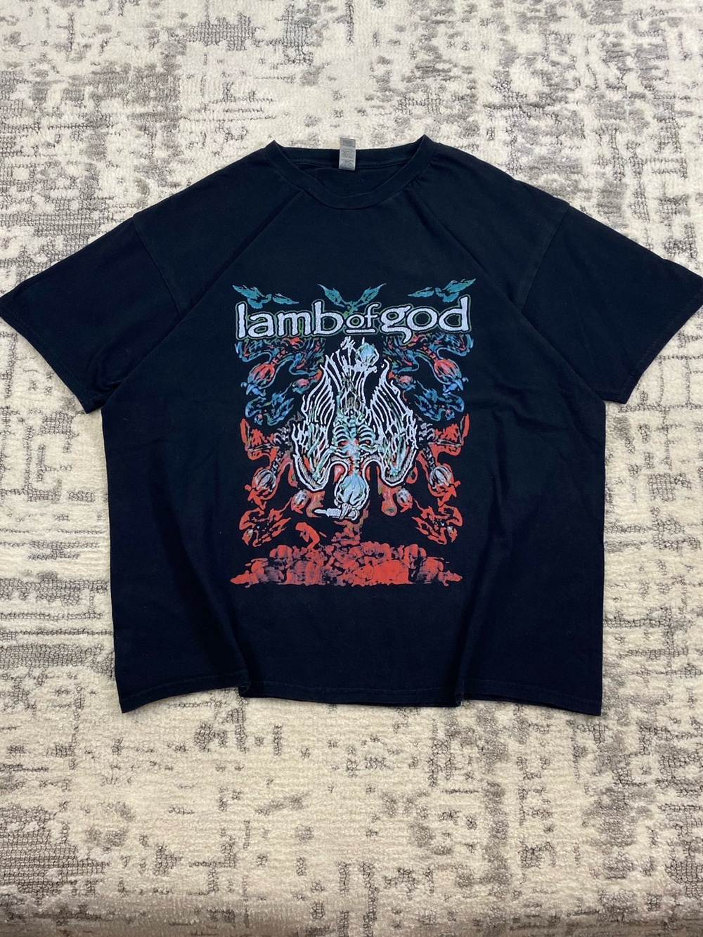 Y2k Lamb of God Metal Band Tee Shirt
